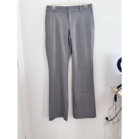 Banana Republic Women's Pants Wool Grey The Martin Fit Career Office Work Pant 4